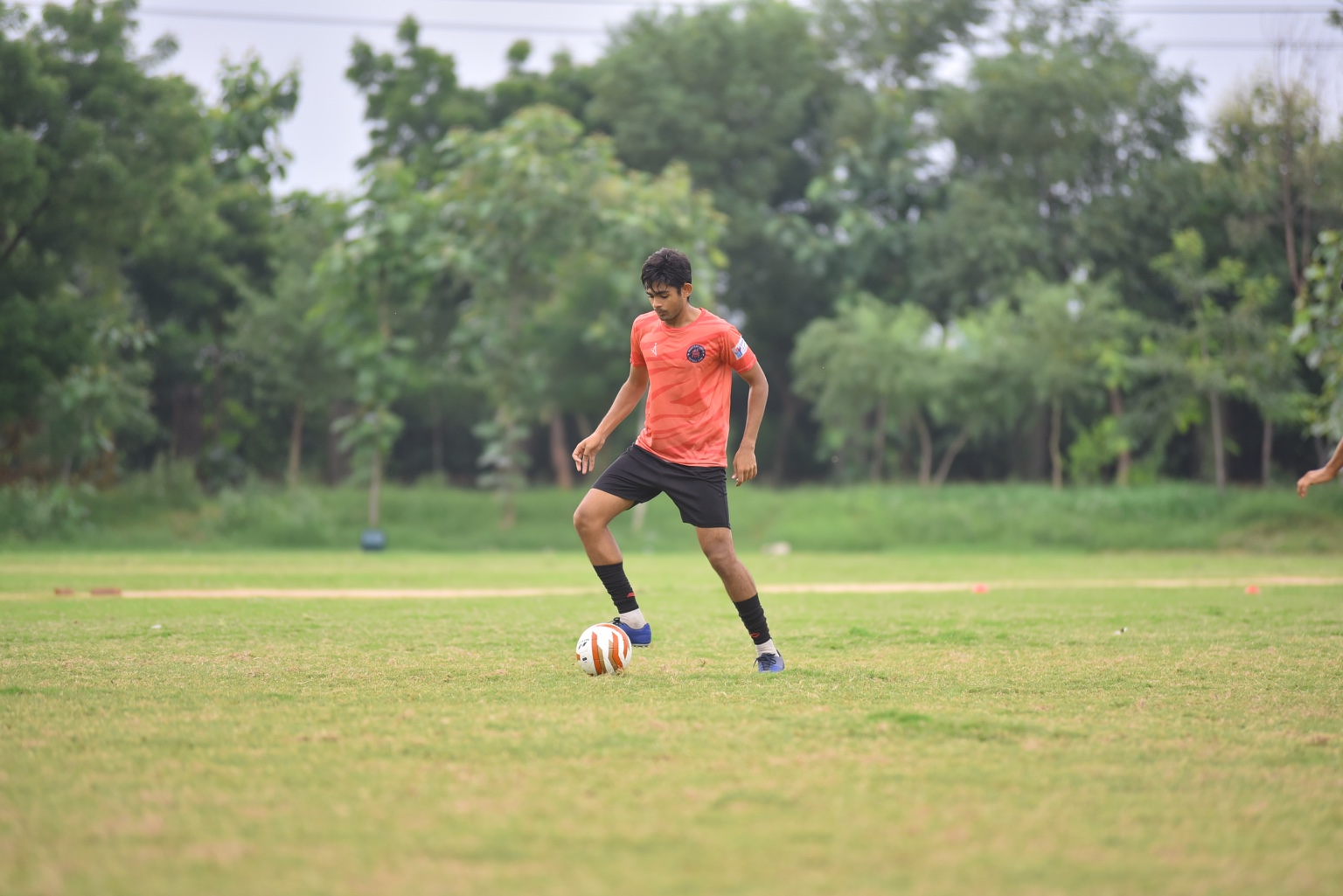 Aayu Tiwary in action